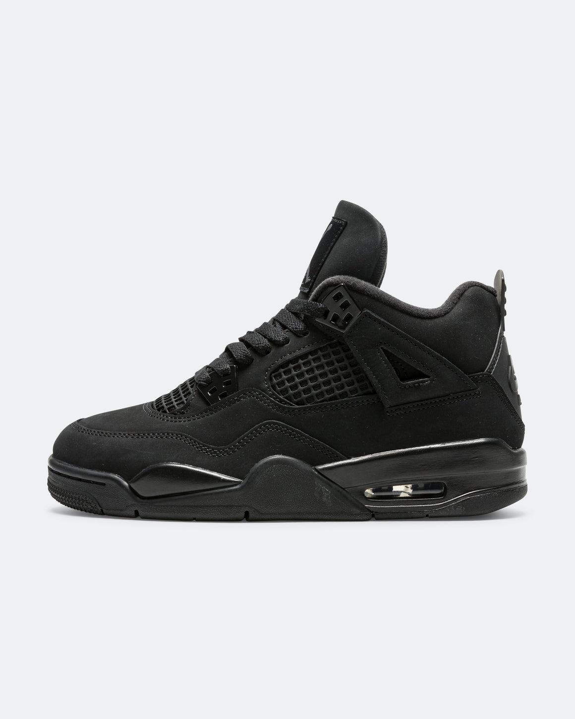 Jordan - Air Jordan 4 Retro (GS) - Black/Black-Lt Graphite - UP THERE