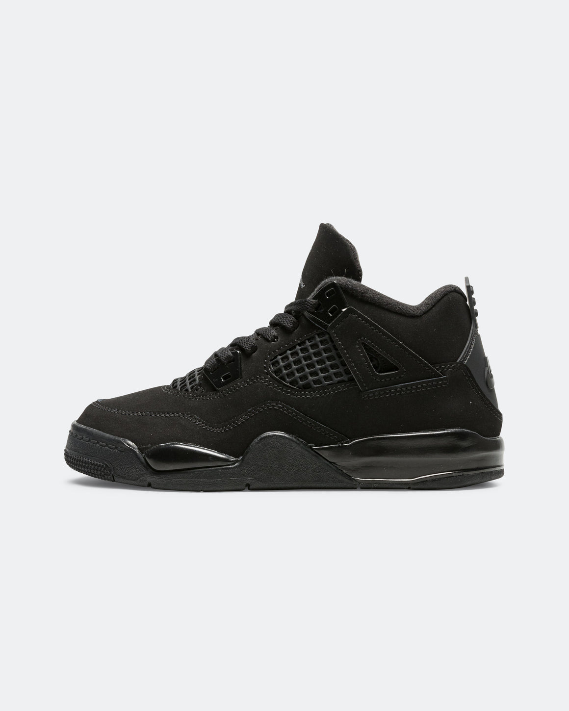 Jordan - Air Jordan 4 Retro (PS) - Black/Black-Lt Graphite - UP THERE