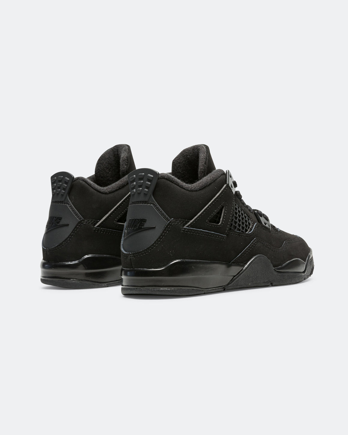Jordan - Air Jordan 4 Retro (PS) - Black/Black-Lt Graphite - UP THERE