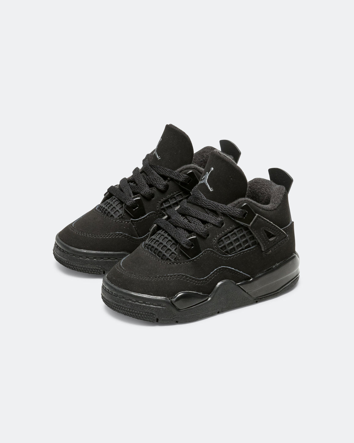 Jordan - Air Jordan 4 Retro (TD) - Black/Black-Lt Graphite - UP THERE