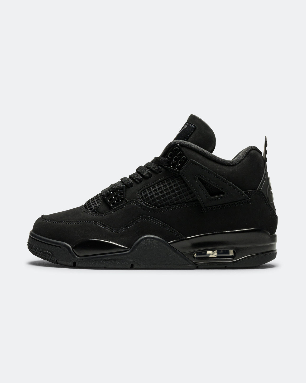 Jordan - Air Jordan 4 Retro - Black/Black-Lt Graphite - UP THERE