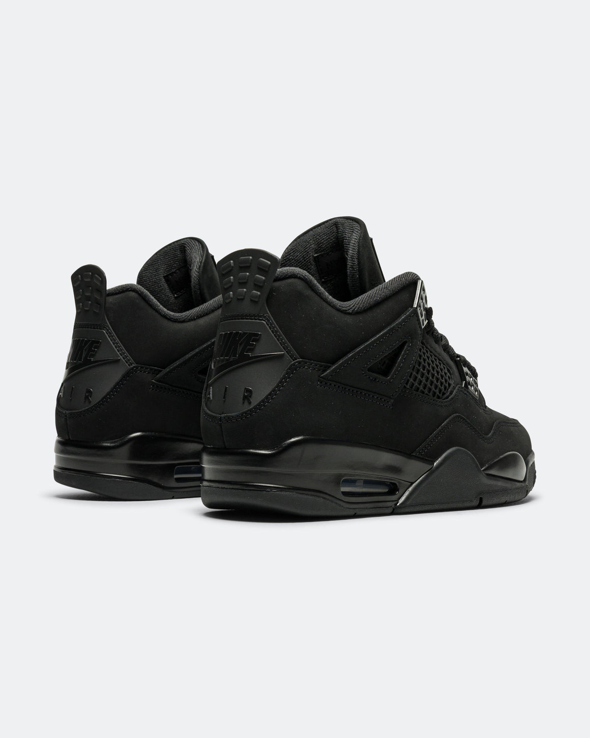 Jordan - Air Jordan 4 Retro - Black/Black-Lt Graphite - UP THERE