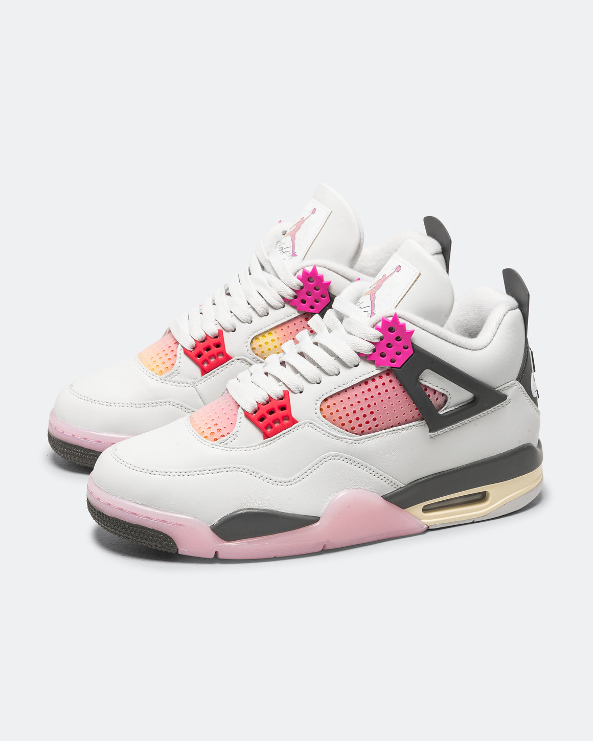 Jordan - Air Jordan 4 Retro Comic - Off White/Fire Pink-Anthracite - UP THERE