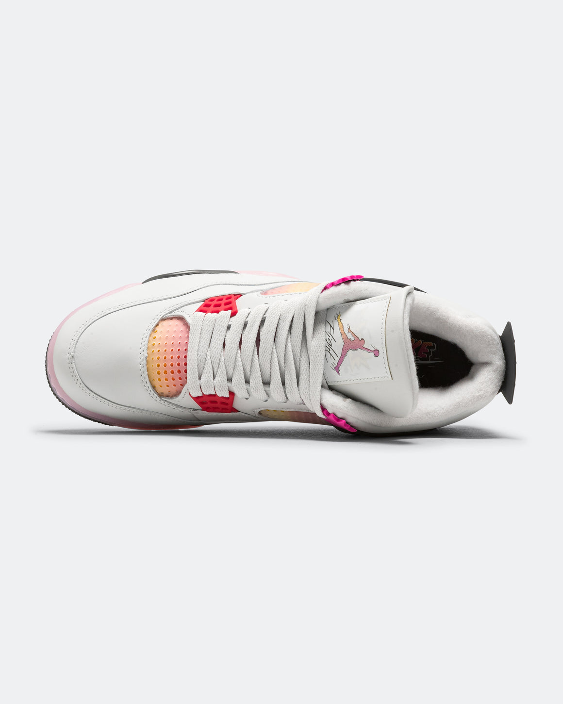 Jordan - Air Jordan 4 Retro Comic - Off White/Fire Pink-Anthracite - UP THERE