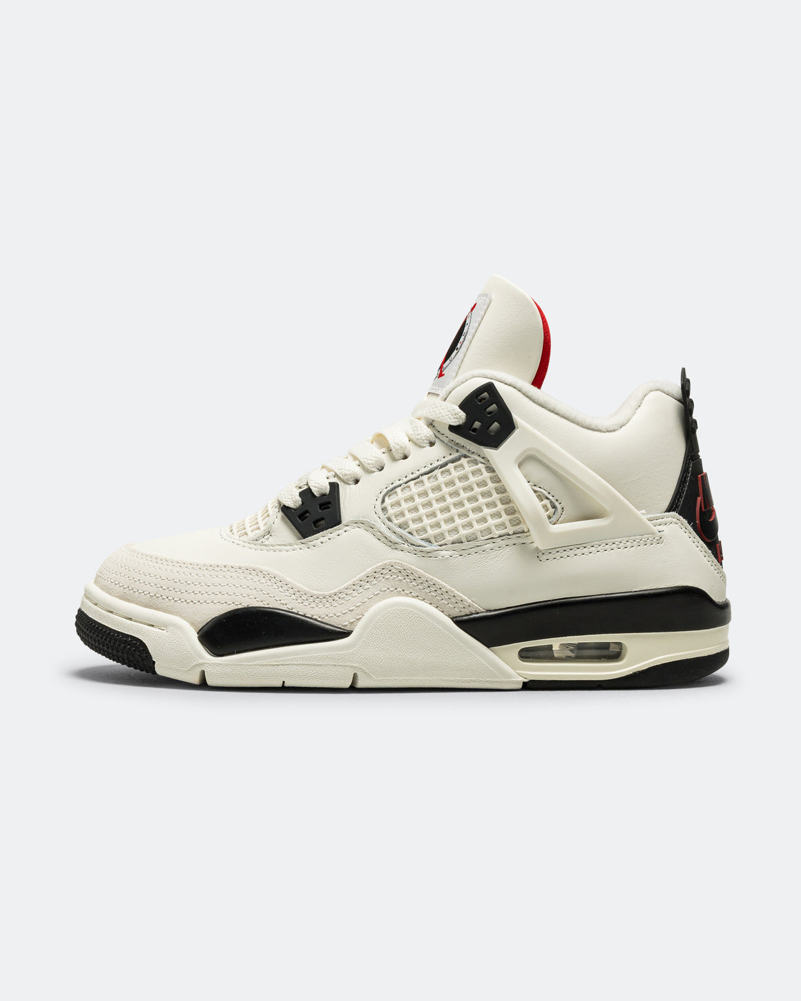 Jordan - Air Jordan 4 Retro OG FC (GS) - Sail/Black-University Red - UP THERE