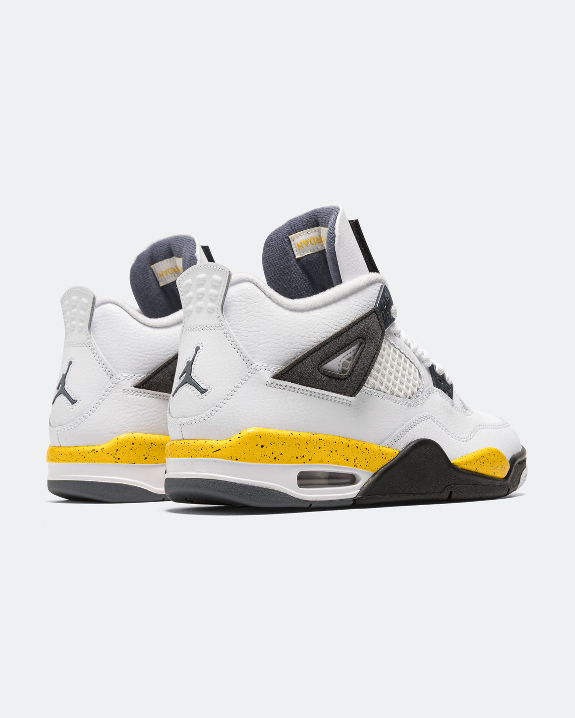 Jordan - Air Jordan 4 Retro 'Tour Yellow' (GS) - White/Tour Yellow-Dark Blue Grey-Black - UP THERE