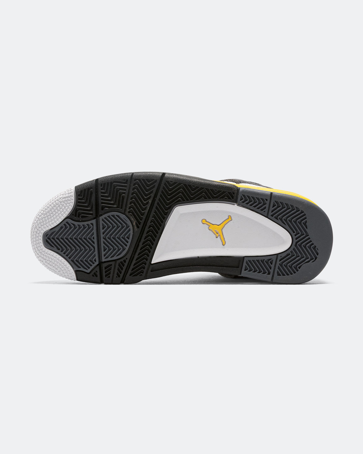 Jordan - Air Jordan 4 Retro 'Tour Yellow' (GS) - White/Tour Yellow-Dark Blue Grey-Black - UP THERE