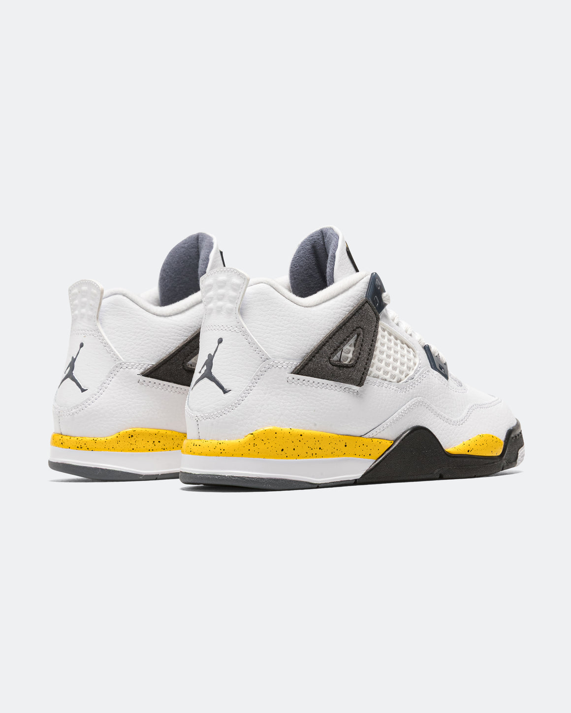 Jordan - Air Jordan 4 Retro 'Tour Yellow' (PS) - White/Tour Yellow-Dark Blue Grey-Black - UP THERE
