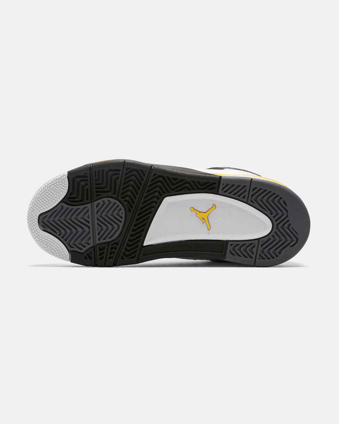 Jordan - Air Jordan 4 Retro 'Tour Yellow' (PS) - White/Tour Yellow-Dark Blue Grey-Black - UP THERE