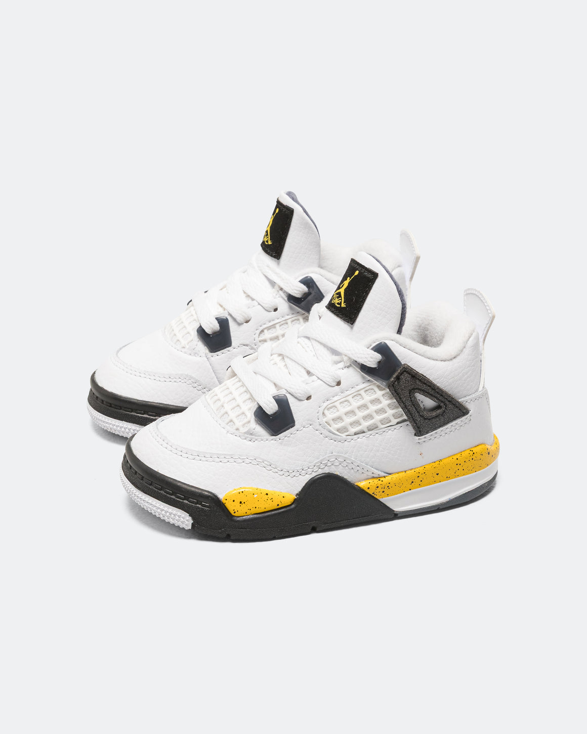 Jordan - Air Jordan 4 Retro 'Tour Yellow' (TD) - White/Tour Yellow-Dark Blue Grey-Black - UP THERE
