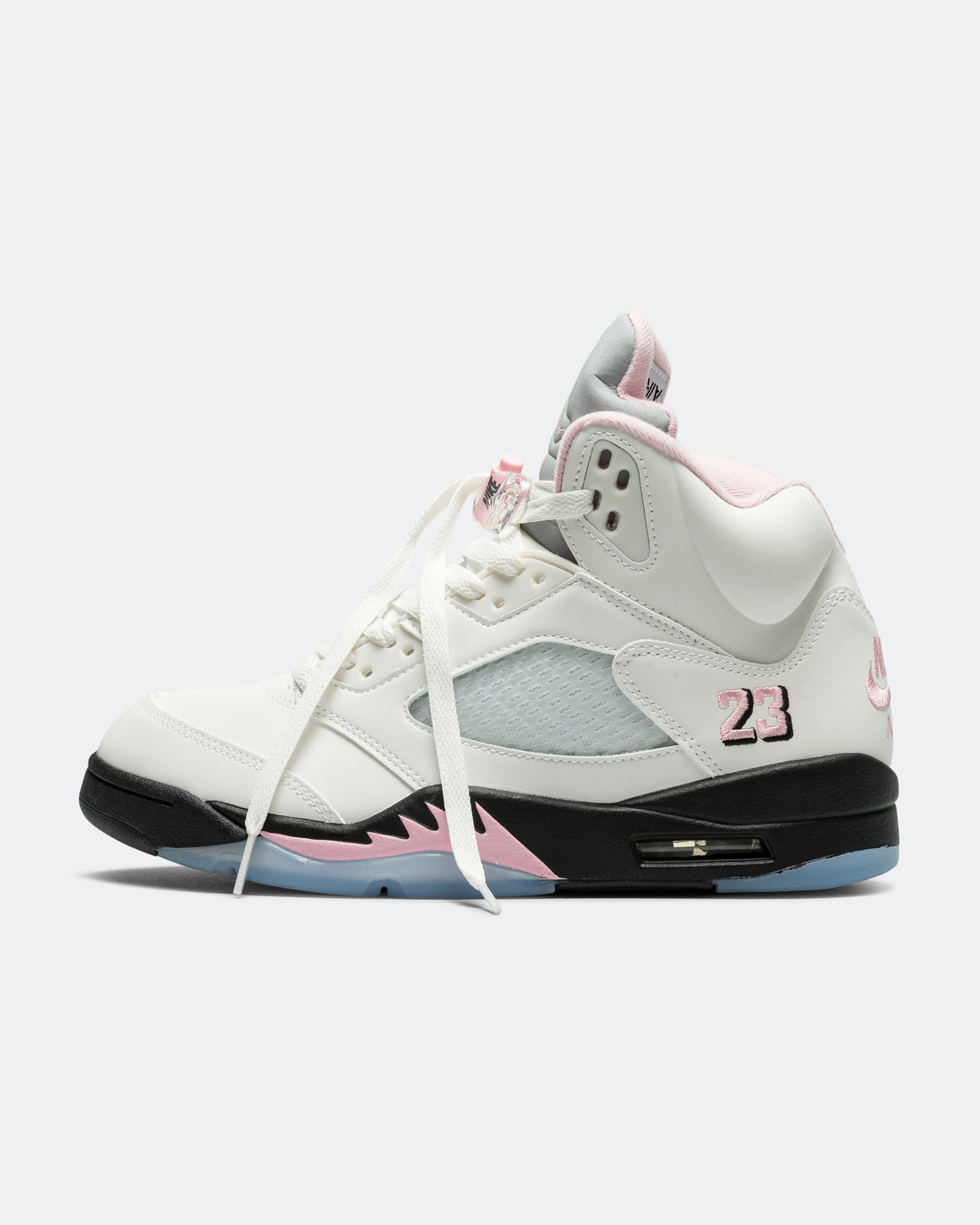 Jordan - Air Jordan 5 Retro OG - White/Med Soft Pink-Black - UP THERE