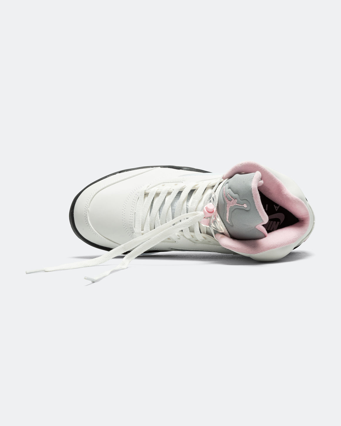 Jordan - Air Jordan 5 Retro OG - White/Med Soft Pink-Black - UP THERE