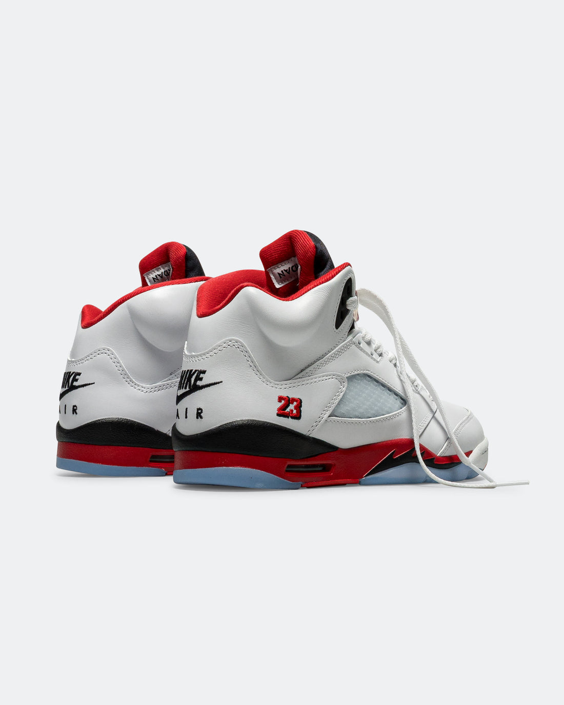 Air Jordan Retro (PS) White/Fire Red-Black UP THERE