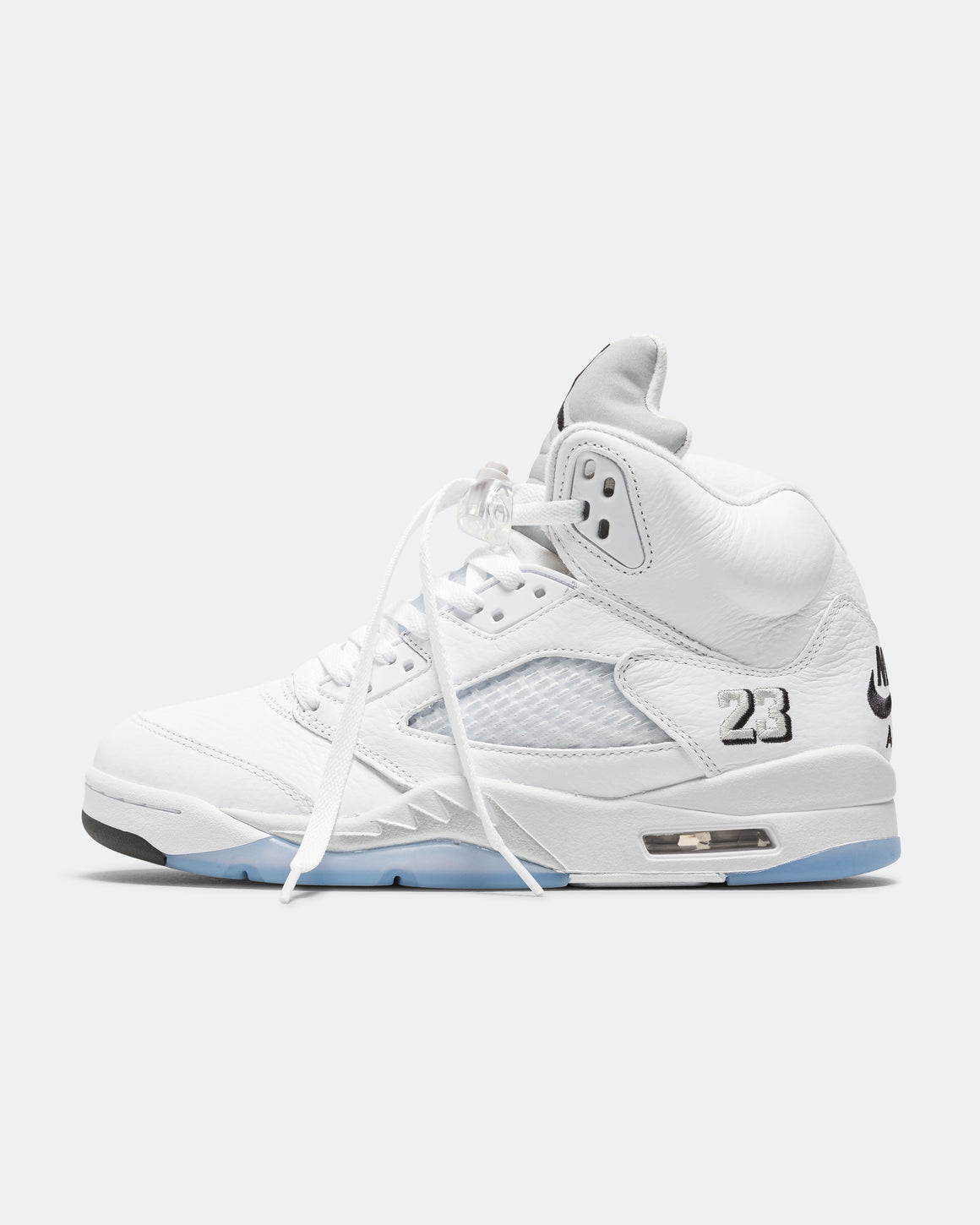 Jordan - Air Jordan 5 Retro - White/Black-Metallic Silver - UP THERE