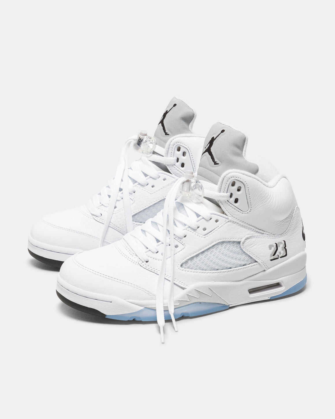 Jordan - Air Jordan 5 Retro - White/Black-Metallic Silver - UP THERE