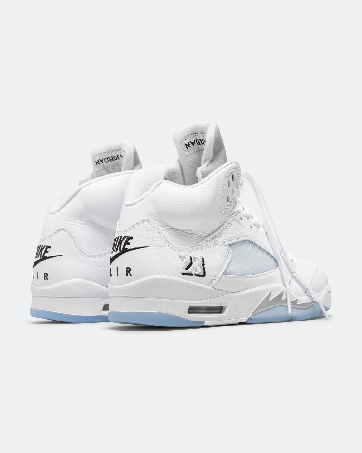 Jordan - Air Jordan 5 Retro - White/Black-Metallic Silver - UP THERE