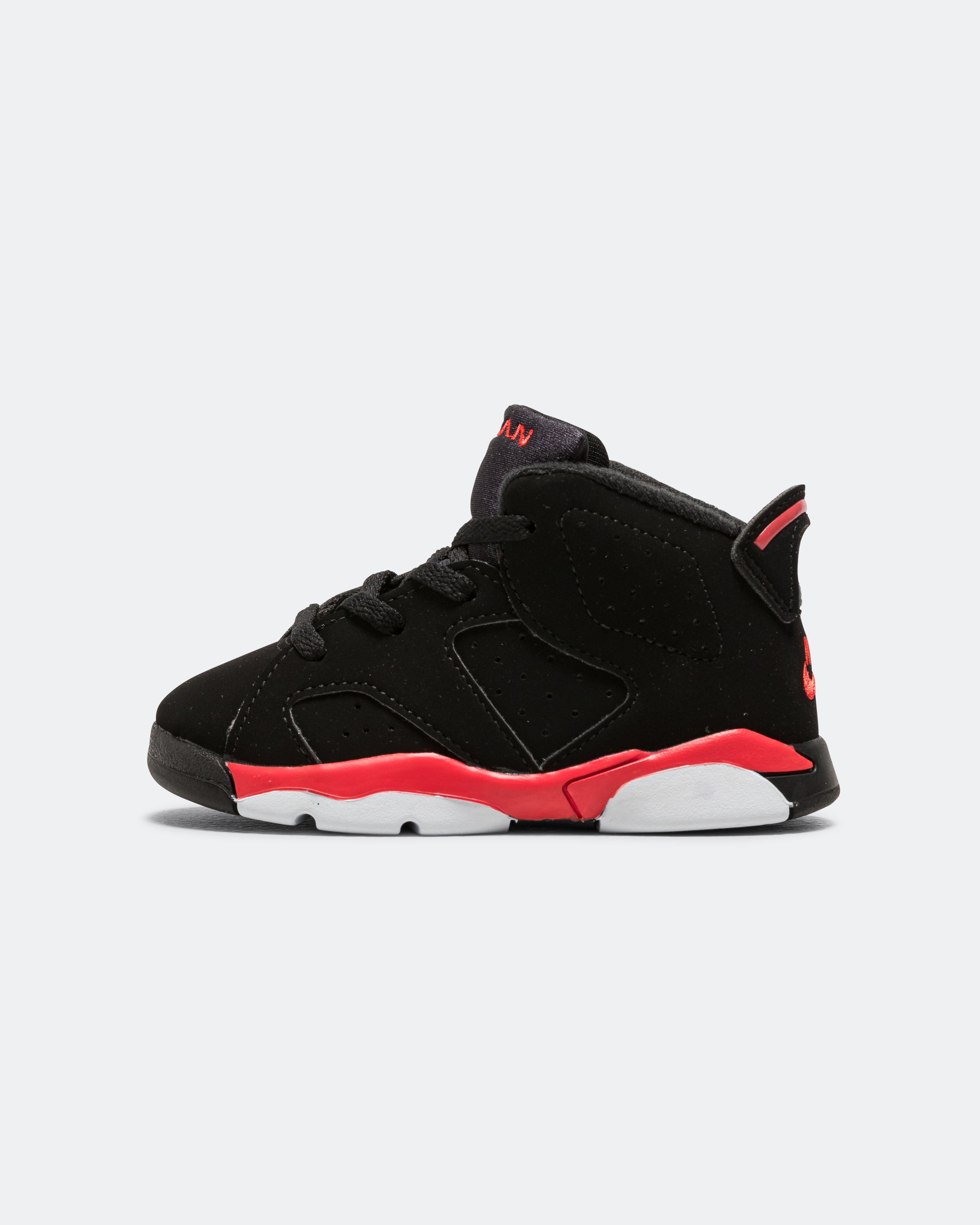 Jordan - Air Jordan 6 Retro (TD) - Black/Light Crimson | UP THERE