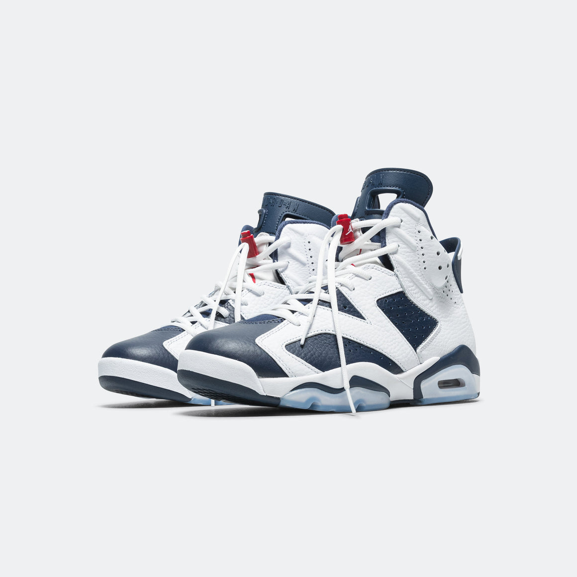 Jordan - Air Jordan 6 Retro - White/Varsity Red-Midnight Navy - UP THERE