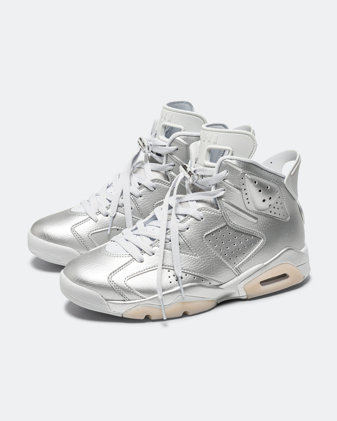 Jordan - Air Jordan 6 Retro x PSG - Metallic Silver/Metallic Silver-Pure Platinum-Oil - UP THERE