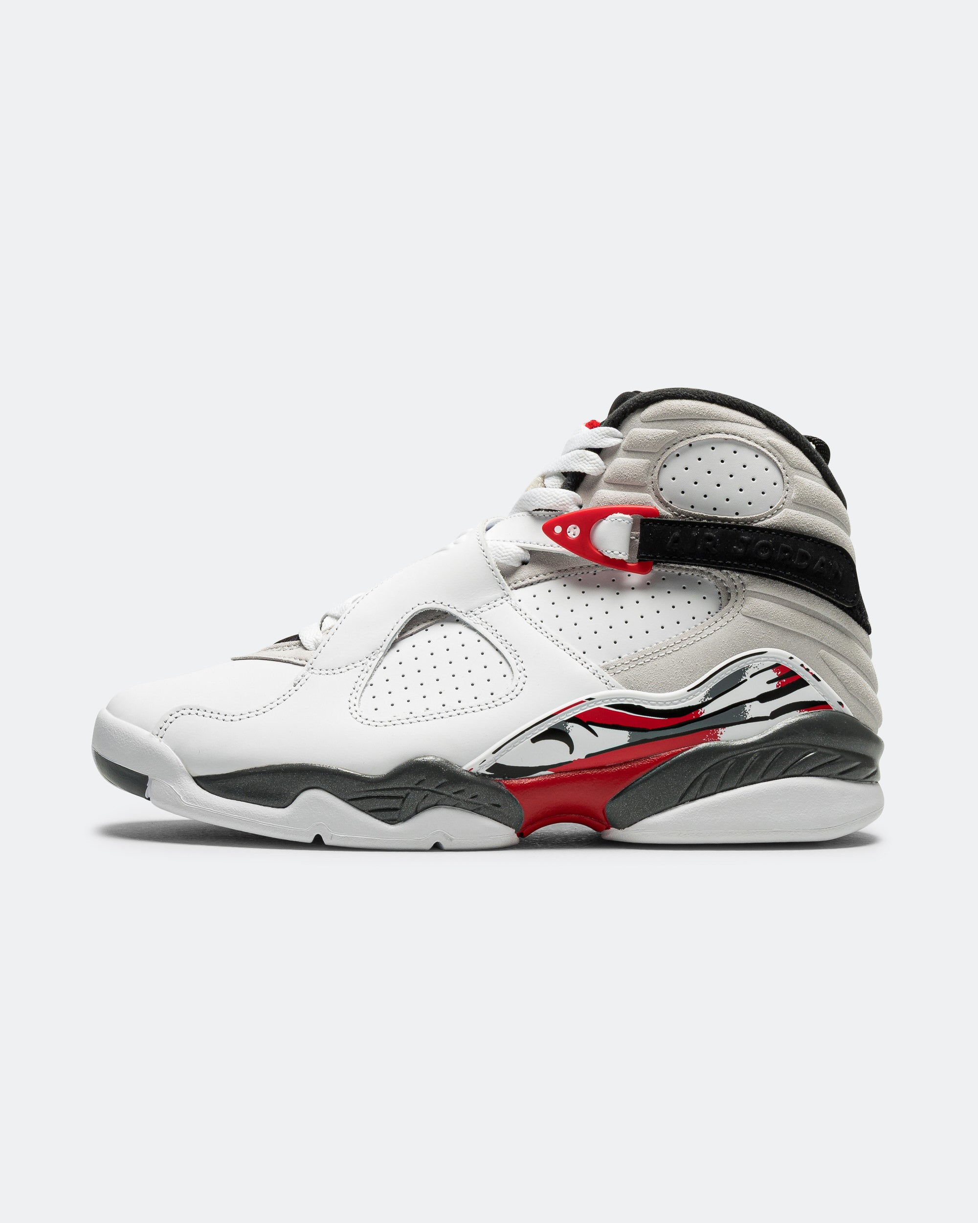 jordan 8 red white black