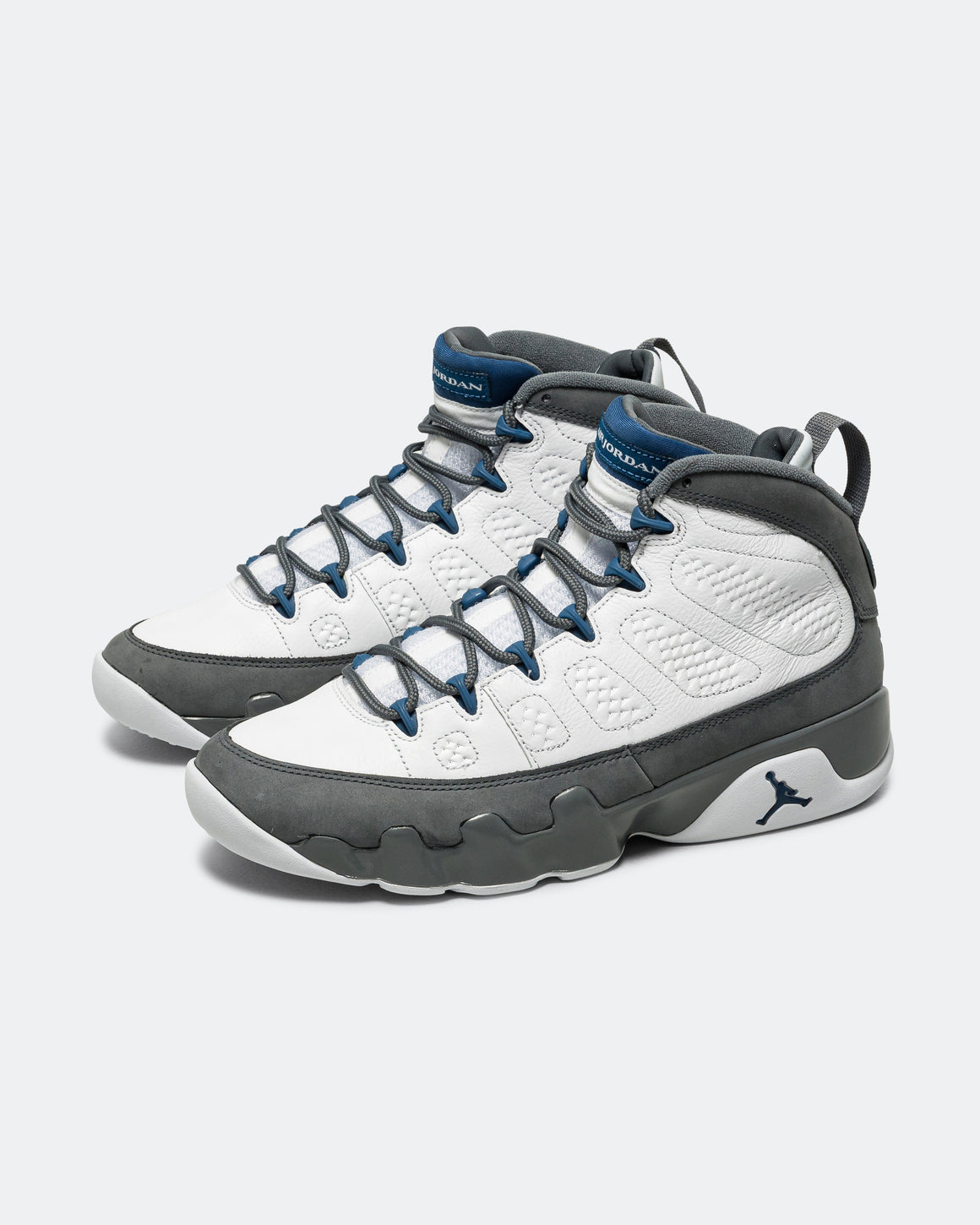 Jordan - Air Jordan 9 Retro - White/French Blue-Flint Grey - UP THERE