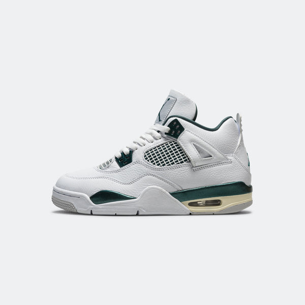 Nike Air Jordan 4 Retro GS Youths White Oxidized Green UP THERE