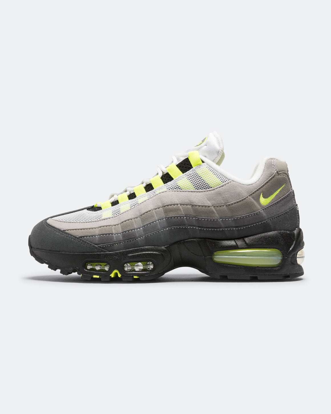 Air Max 95 Big Bubble - Black/Neon Yellow-Cool Grey | UP THERE