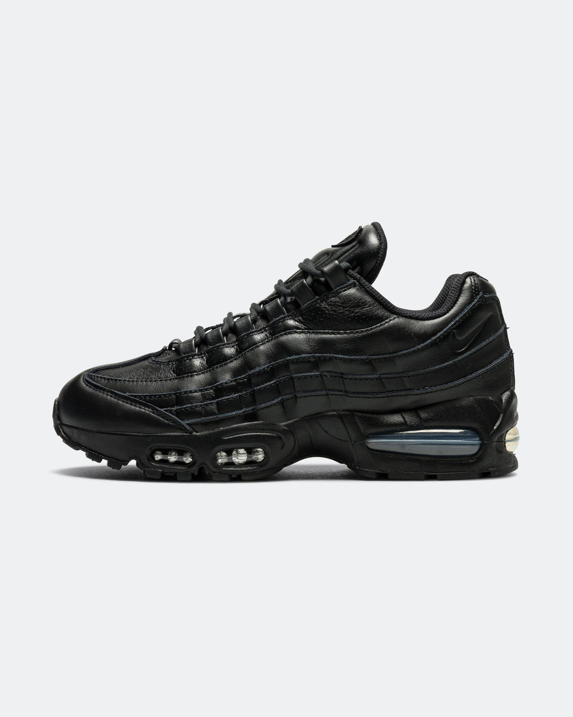 Nike - Air Max 95 Big Bubble LTR QS - Black/Black-Black - UP THERE