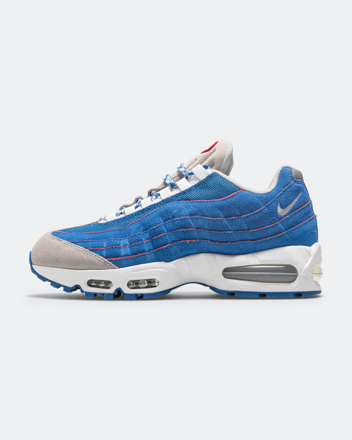 Nike - Air Max 95 Big Bubble QS - Blue Sapphire/Metallic Silver-White - UP THERE