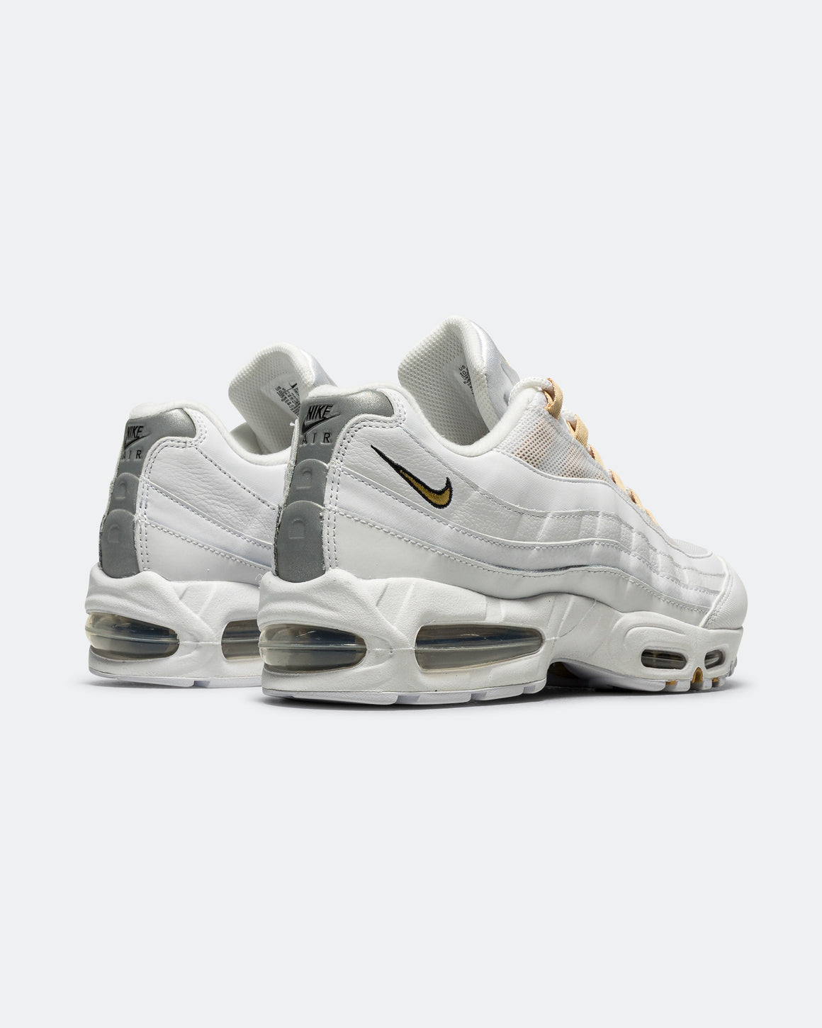 Nike - Air Max 95 Big Bubble - White/Metallic Gold-Black