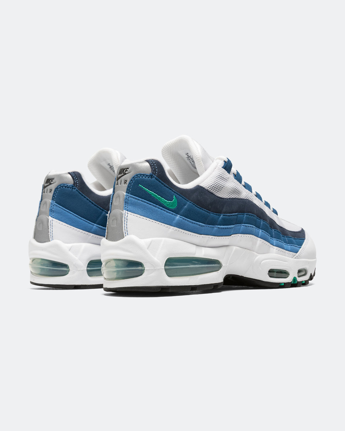 Nike - Air Max 95 OG - White/Emerald Green-Lake Blue - UP THERE