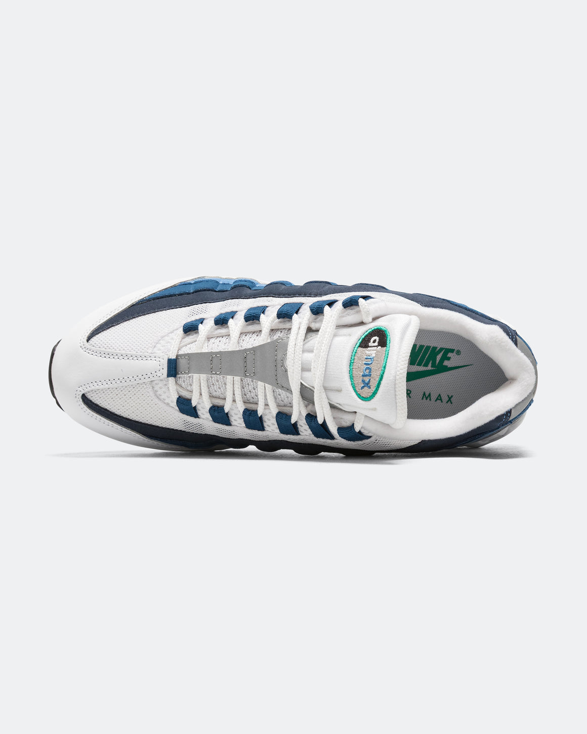 Nike - Air Max 95 OG - White/Emerald Green-Lake Blue - UP THERE