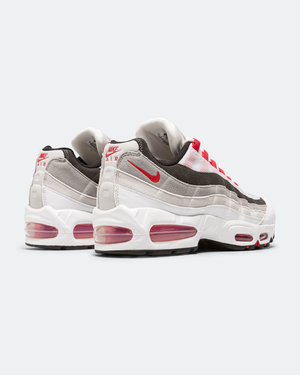 Nike - Air Max 95 Premium - White/Comet Red-Neutral Grey-Medium Grey - UP THERE