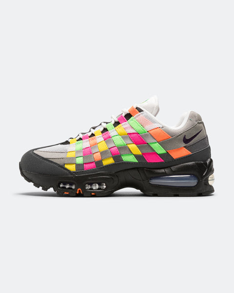 Nike - Air Max 95 Woven - White/Purple Dynasty-Pearl Grey | UP THERE