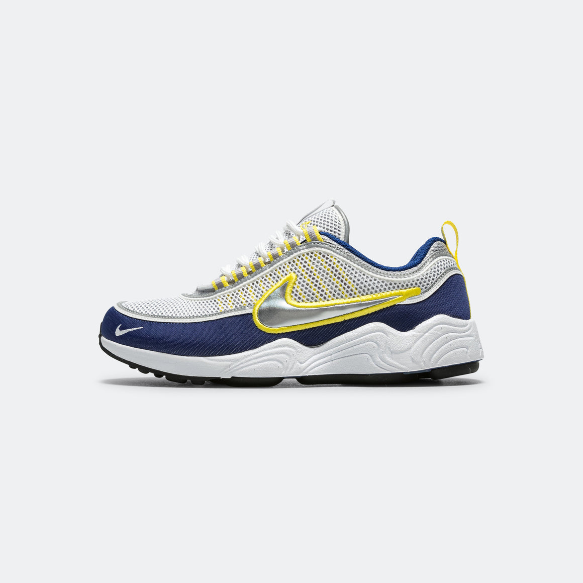 Nike - Air Zoom Spiridon SP - White/Metallic Silver-Deep Royal Blue - UP THERE