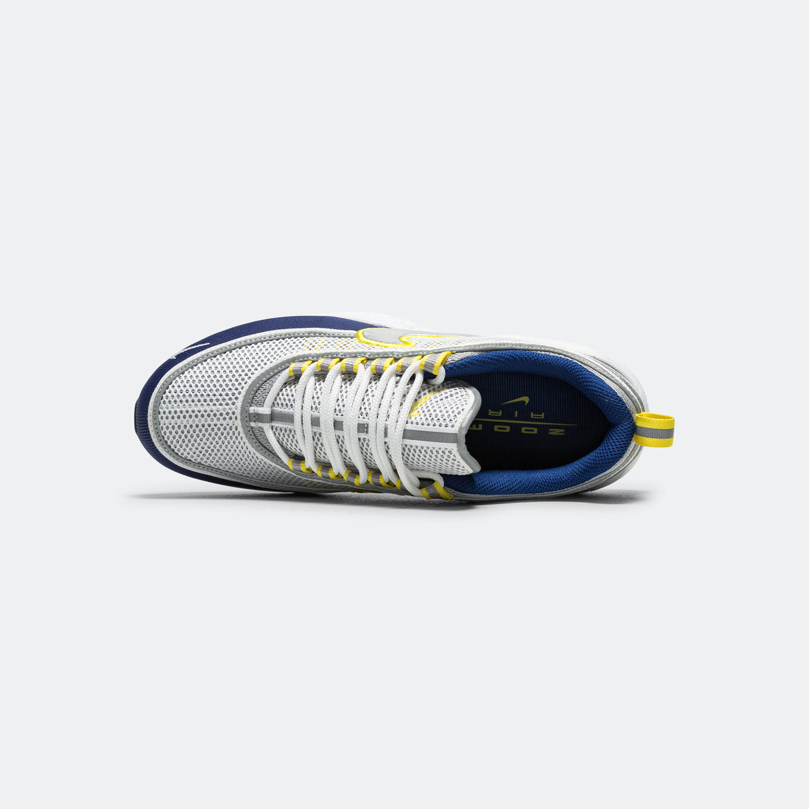 Nike - Air Zoom Spiridon SP - White/Metallic Silver-Deep Royal Blue - UP THERE