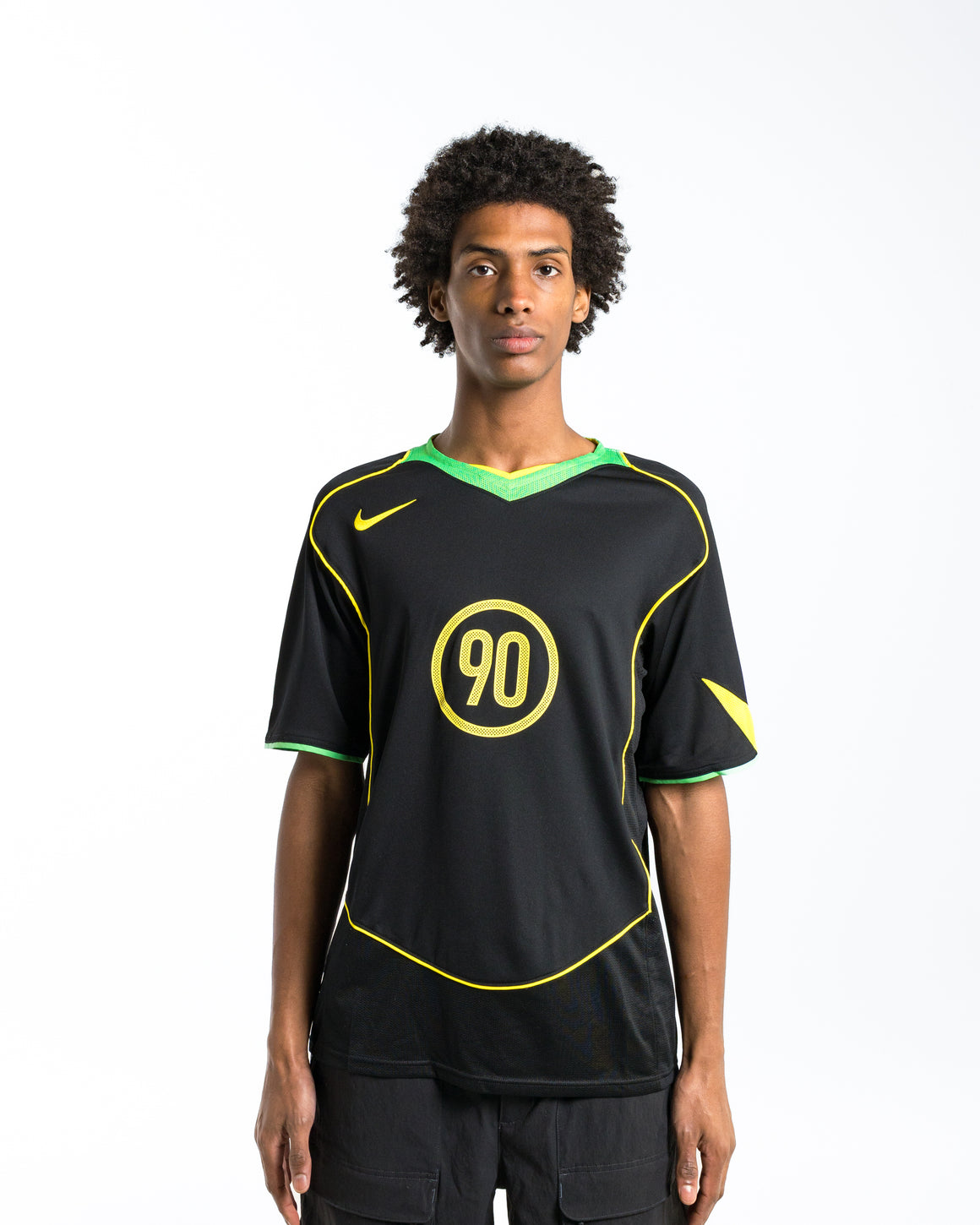 Nike - DRI-FIT T90 Energy Jersey - Black/Green Spark-Opti Yellow - UP THERE
