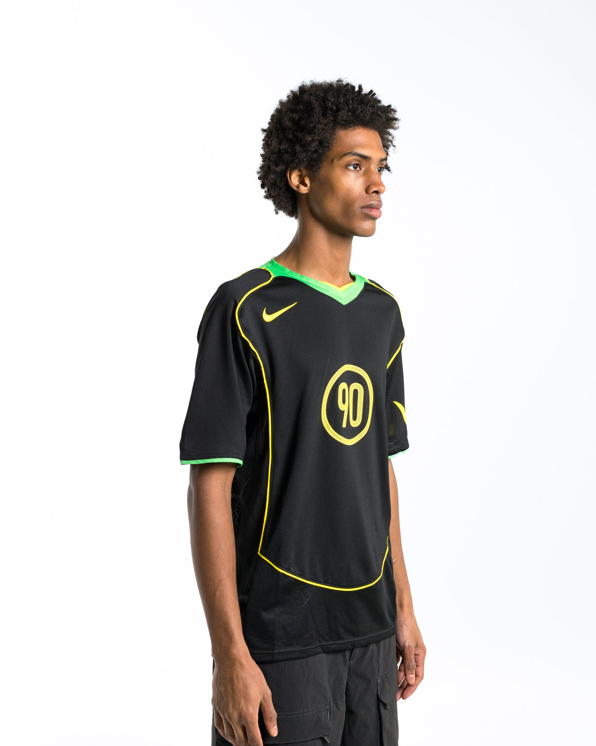 Nike - DRI-FIT T90 Energy Jersey - Black/Green Spark-Opti Yellow - UP THERE