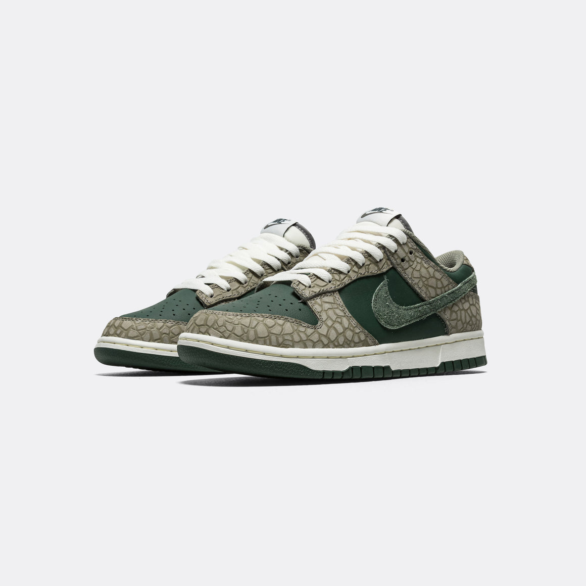 Nike - Dunk Low Retro PRM - Dark Stucco/Vintage Green-Summit White - UP THERE