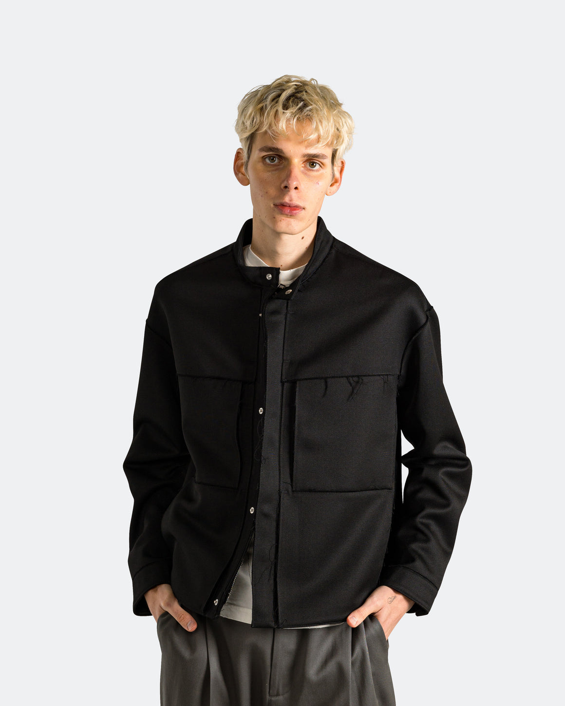 Nike - ESC Raw Cut Jacket - Black - UP THERE