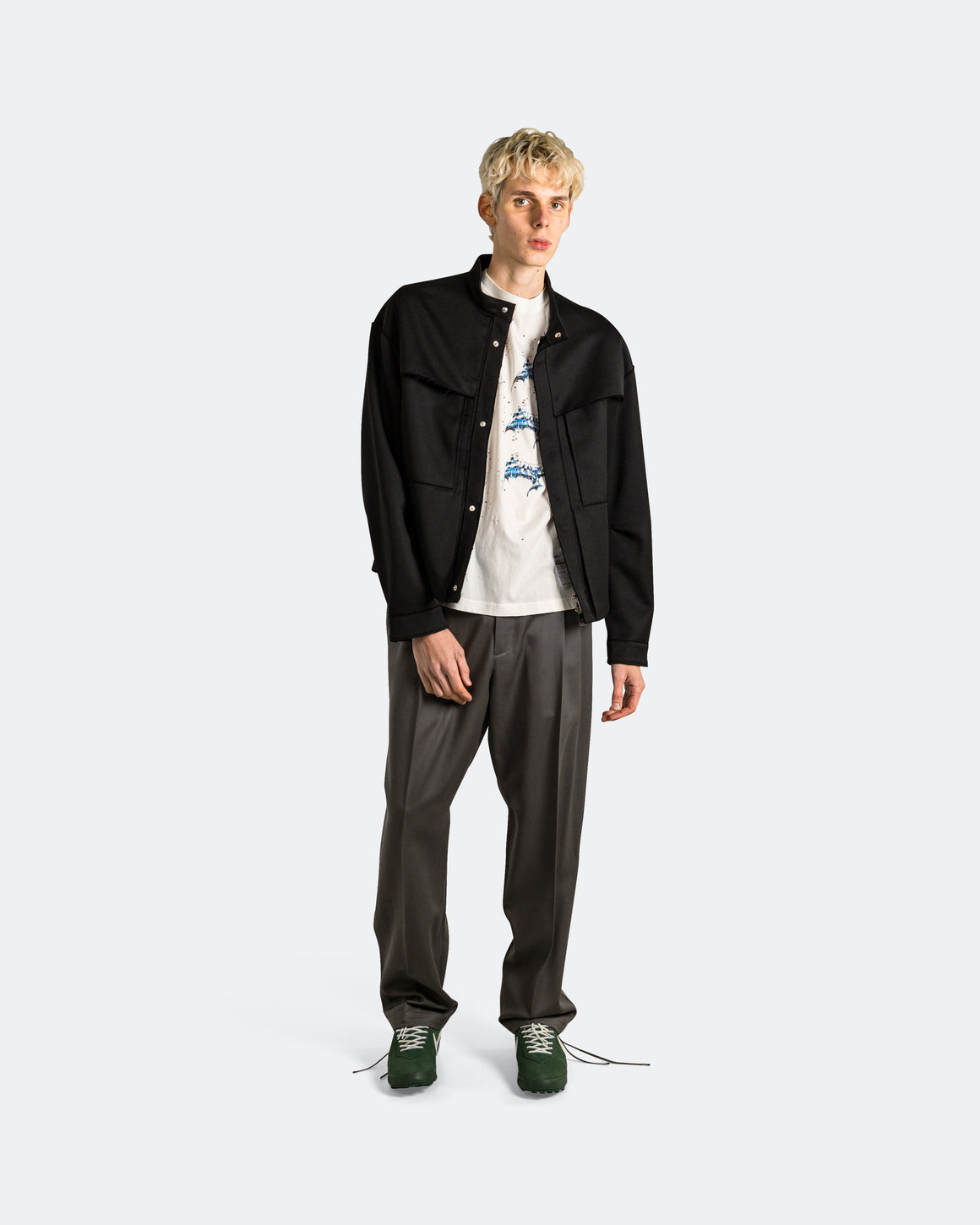 Nike - ESC Raw Cut Jacket - Black - UP THERE