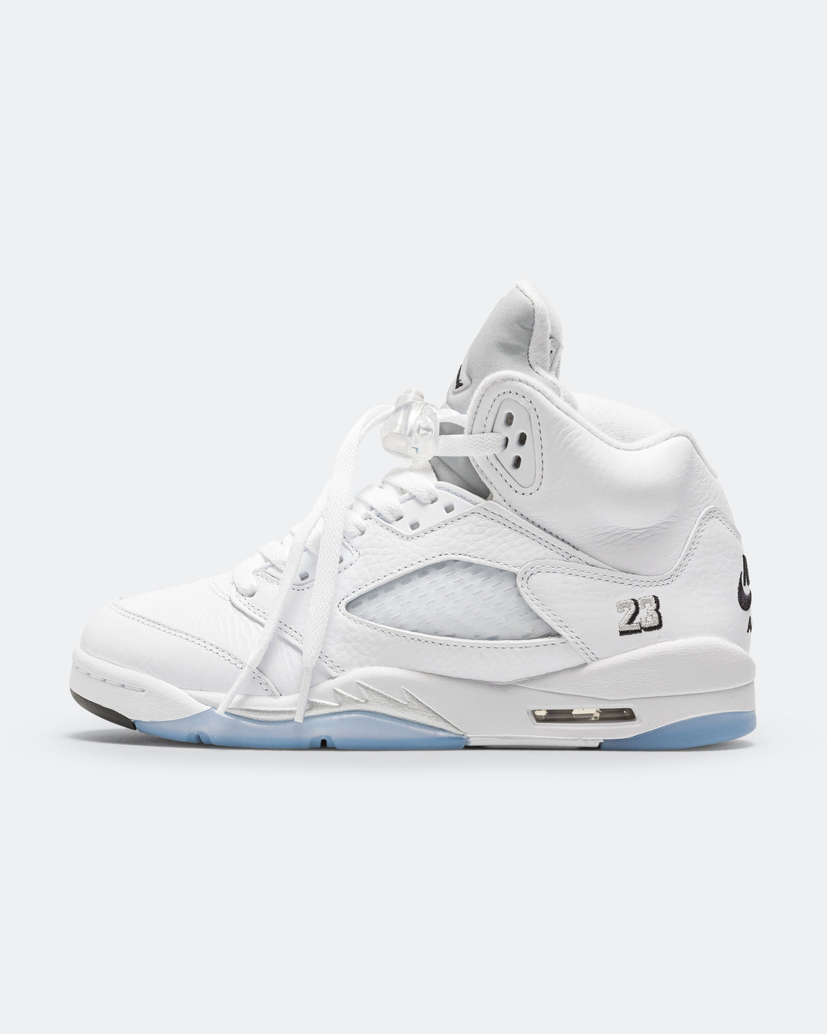 Jordan - Jordan 5 Retro (GS) - White/Black-Metallic Silver - UP THERE
