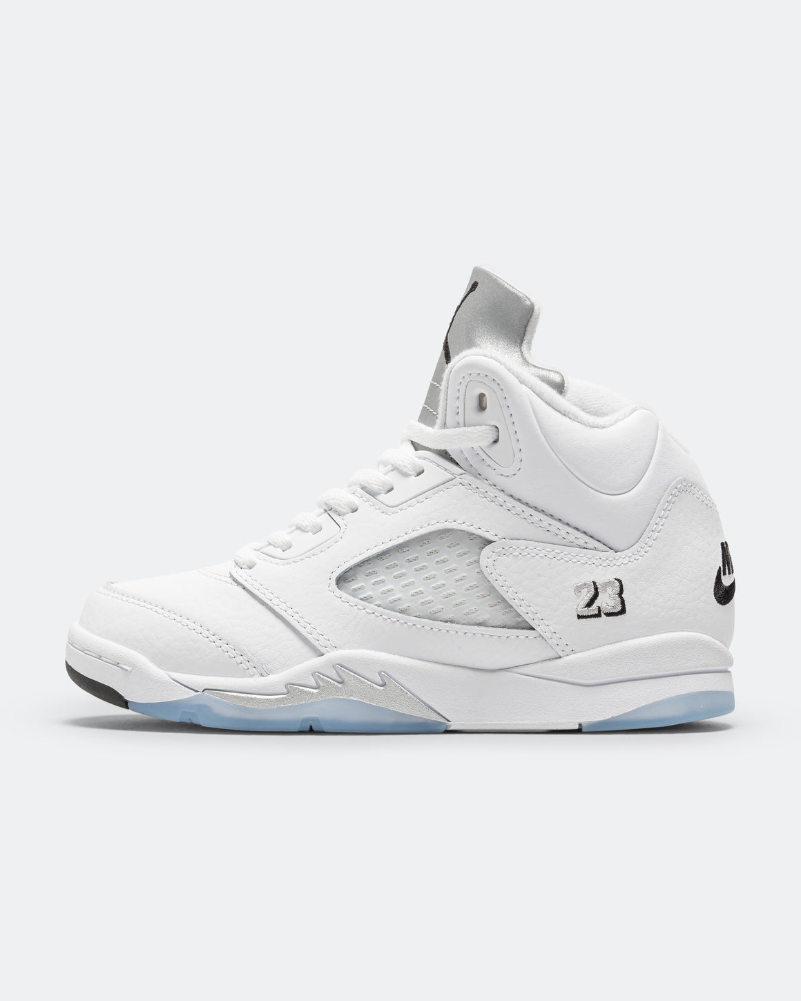 Jordan - Jordan 5 Retro (PS) - White/Black-Metallic Silver - UP THERE