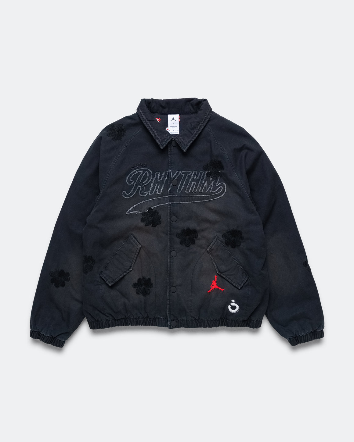 Jordan - Bomber Jacket x Nomarhythm Textile - Black/University Red-White - UP THERE