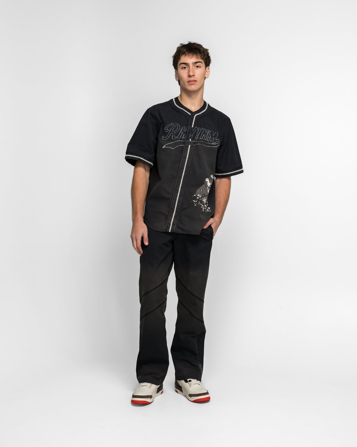 Jordan - Jordan Pant x NOMARHYTHM TEXTILE - Black - UP THERE