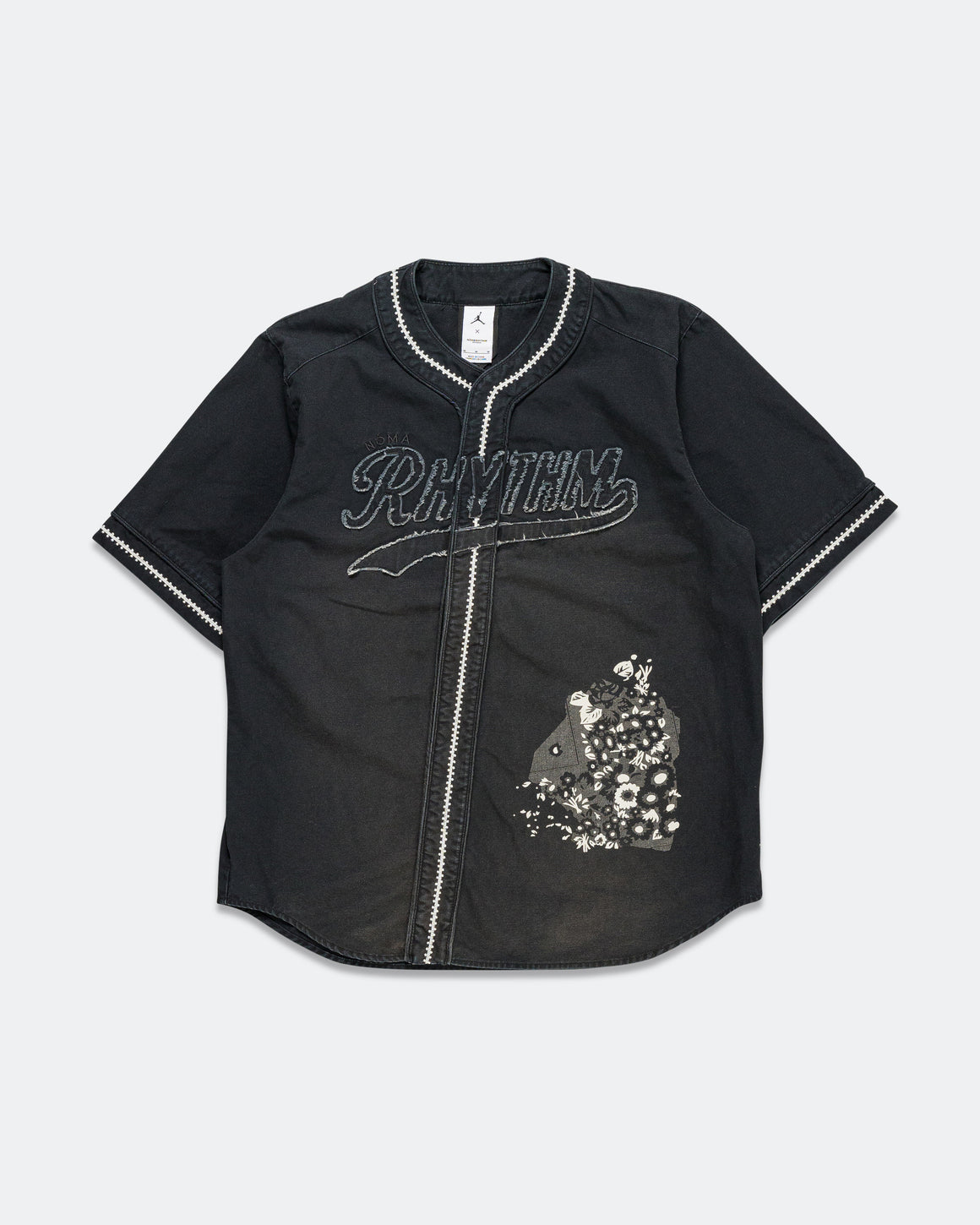 Jordan - Jordan SS Jersey x NOMARHYTHM TEXTILE - Black/University Red/White - UP THERE