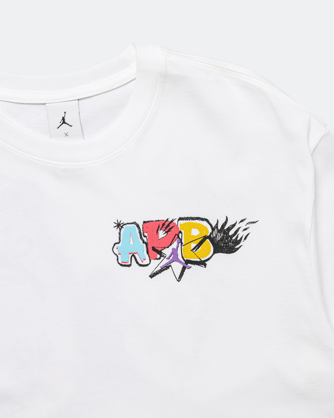 Jordan - Jordan SS Tee x APB - White - UP THERE