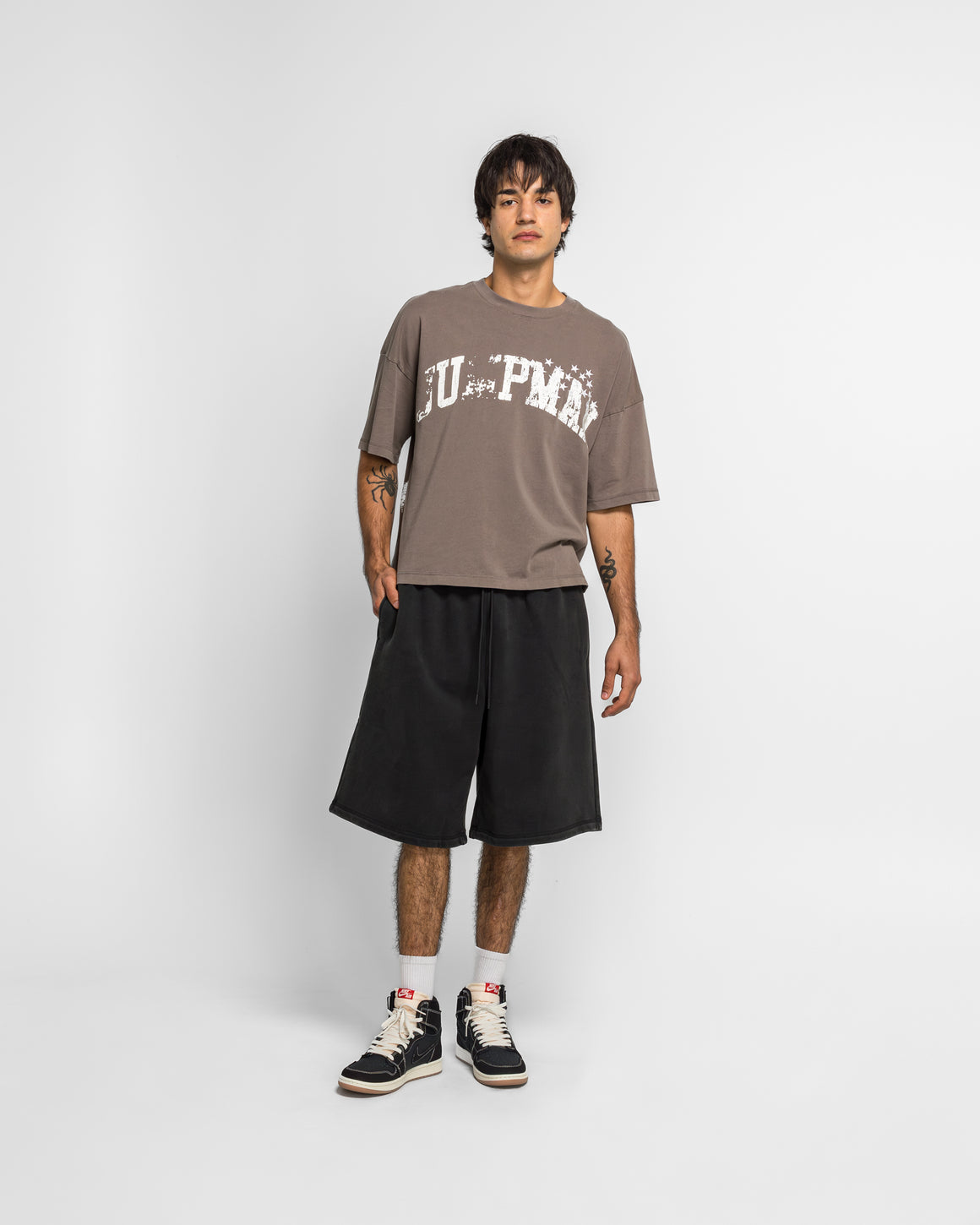 Jordan - Jordan x IH Jumpman T-Shirt - Cave Stone - UP THERE