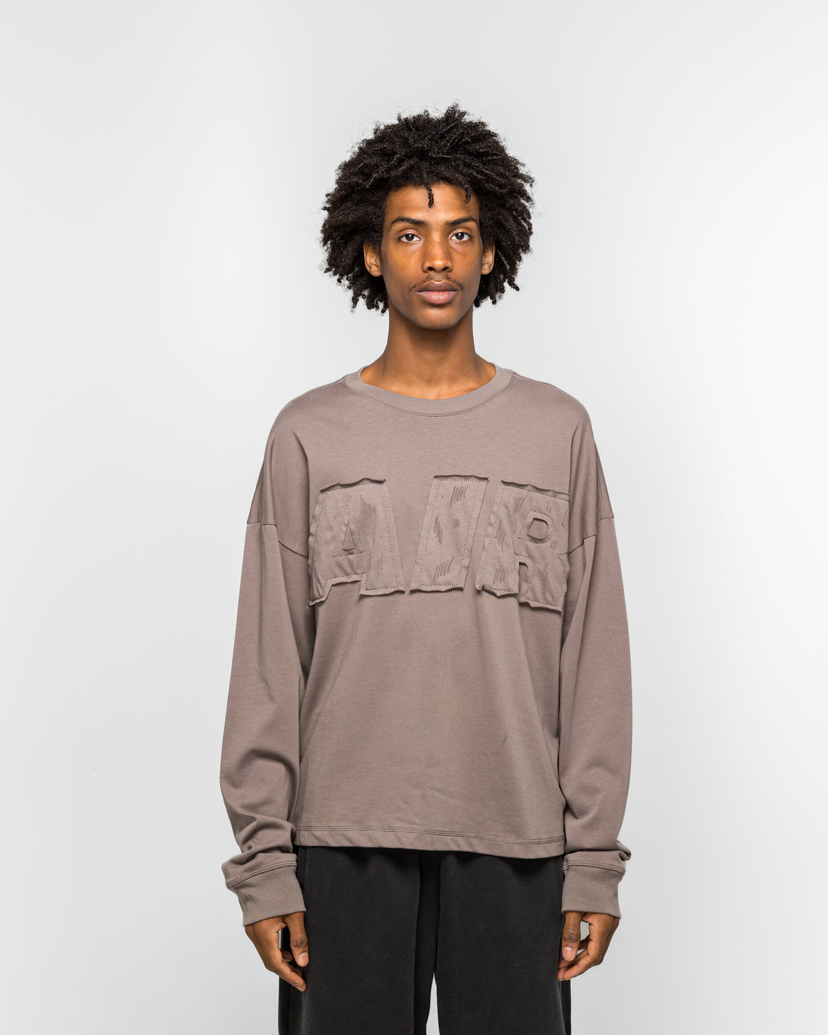 Jordan - M J Air LS Tee - Cave Stone - UP THERE