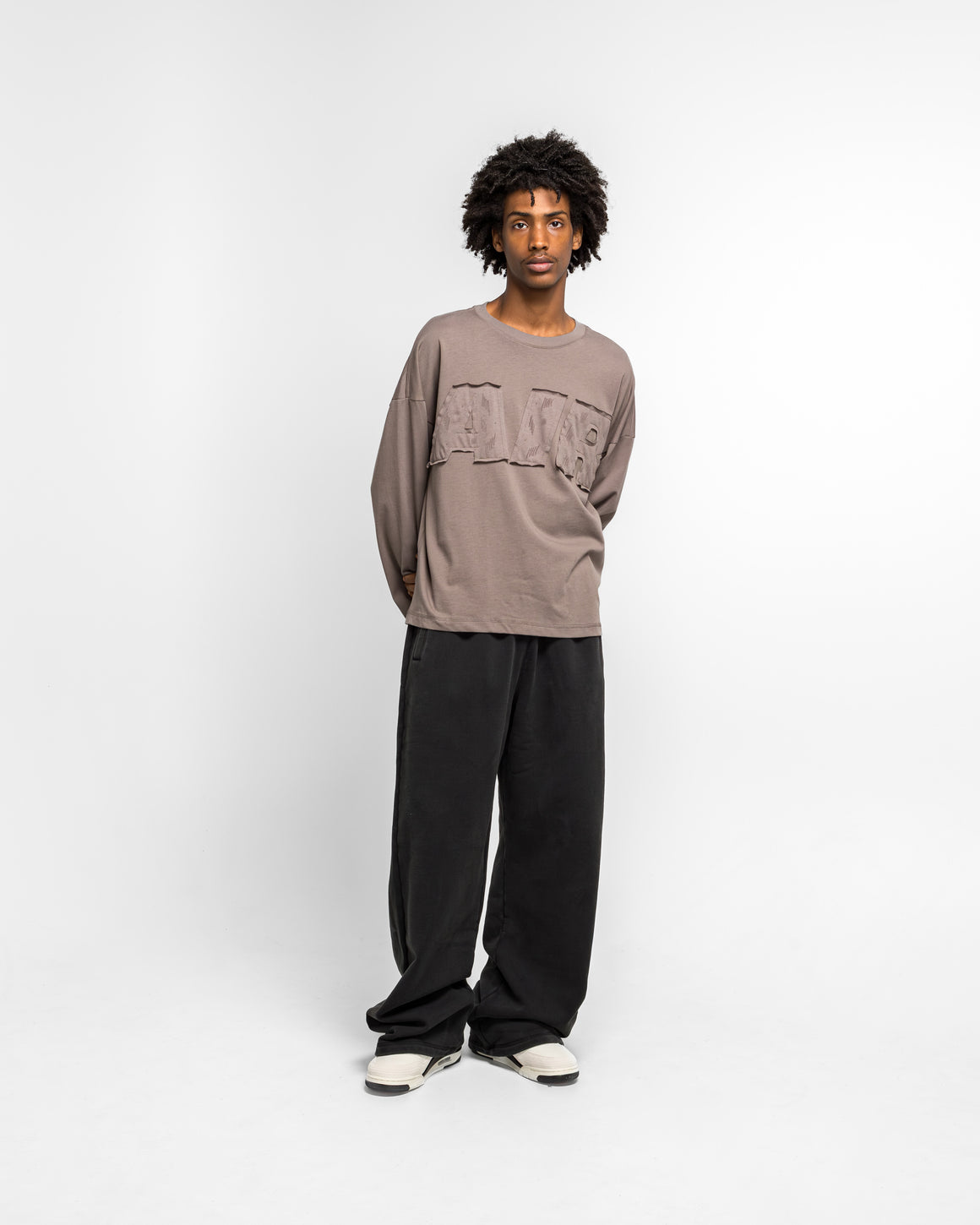 Jordan - M J Air LS Tee - Cave Stone - UP THERE